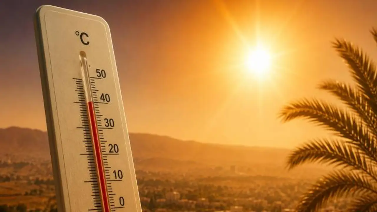 دير علا تسجل حرارة قياسية تبلغ 43.7 درجة مئوية
